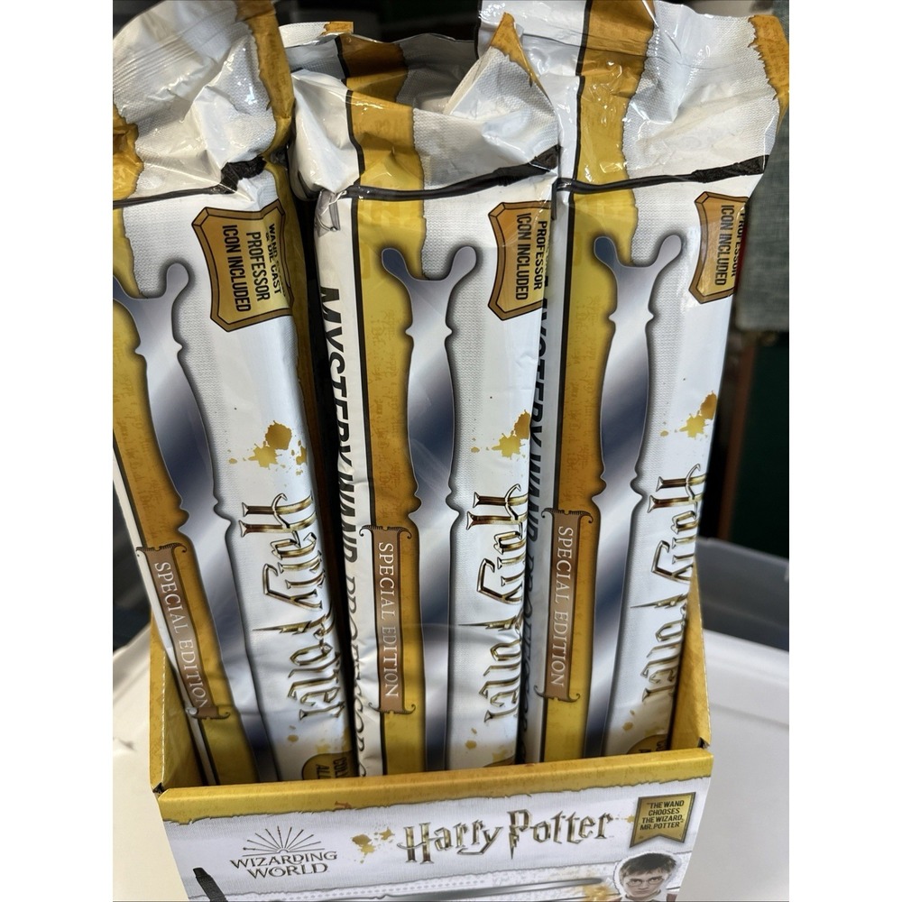 Harry Potter Death Eater Special Edition Mystery Wand Lot of 6 w/ Display New - Picture 8 of 9